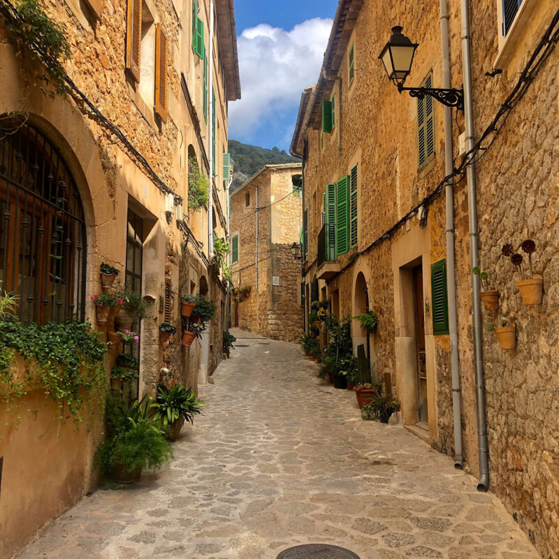 The village of Valldemossa Mallorca