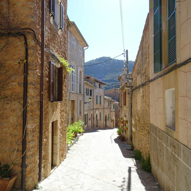 The village of Valldemossa Mallorca