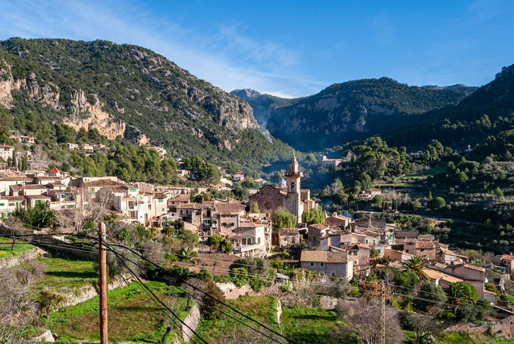 The village of Valldemossa Mallorca