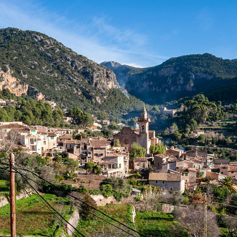 The village of Valldemossa Mallorca